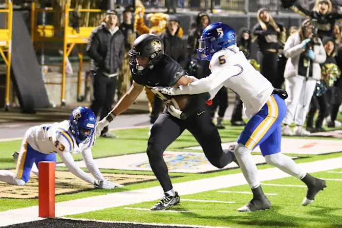 CJ Brown was originally a running back but moved to receiver in high school. (Photo by Scott Miller)